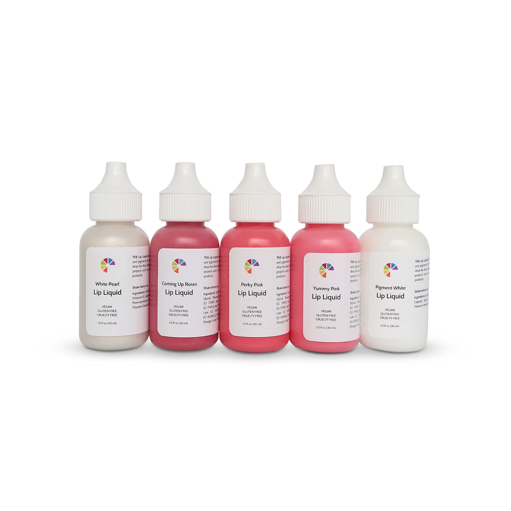 TKB Sweet Heart Lip Liquid Set – Vegan Lip Pigments in Castor Oil | TKB Trading, LLC