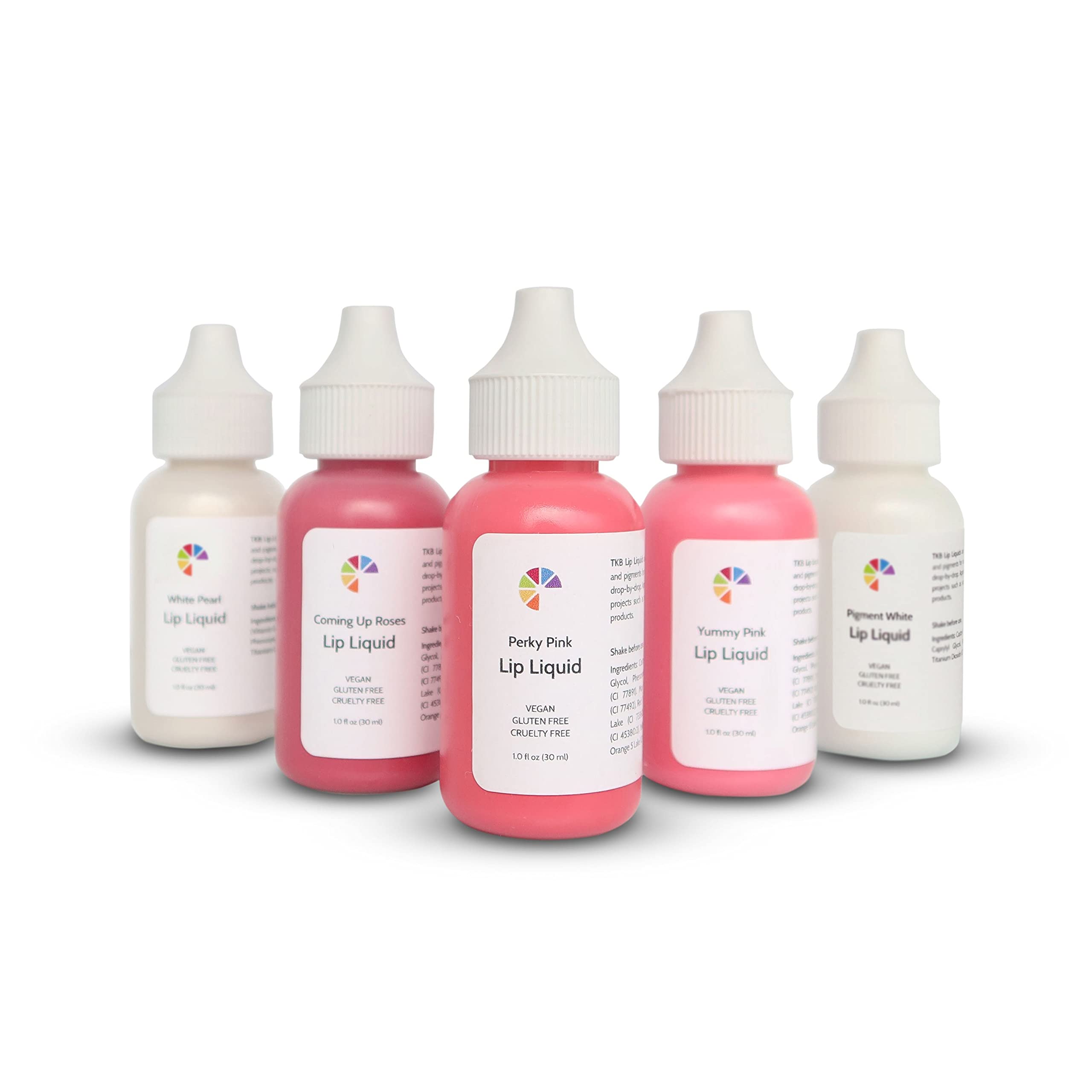 TKB Sweet Heart Lip Liquid Set – Vegan Lip Pigments in Castor Oil | TKB Trading, LLC