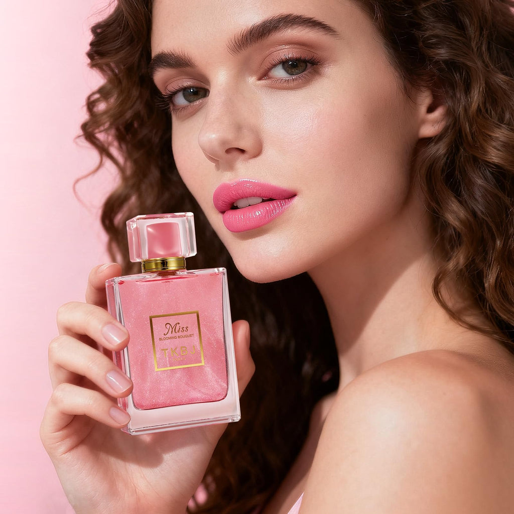 TKBJ Miss Blooming Bouquet Eau de Toilette for Women – Floral Fruity Perfume with Peony & Musk (3.4 oz / 100 ml) Inspired by Dioor