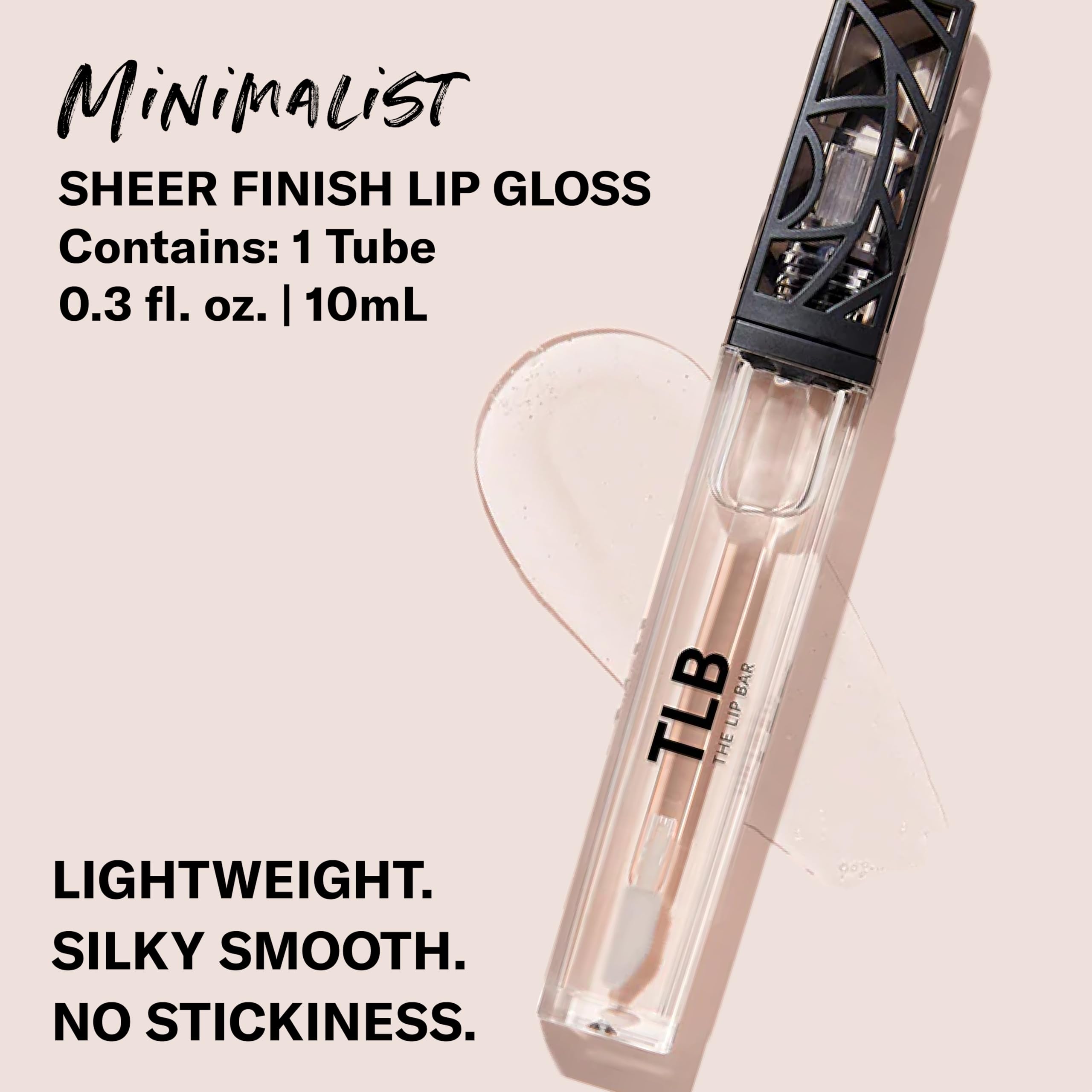 The Lip Bar Minimalist Clear Lip Gloss – Gloss Up Sheer Finish