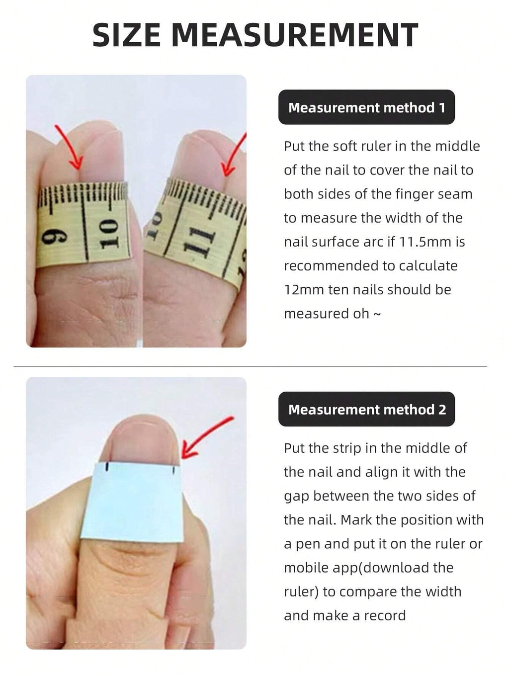 Tmani 10pc Extra Long Handmade Press-On Nails – Ballet Square Tips with Diamond Glitter