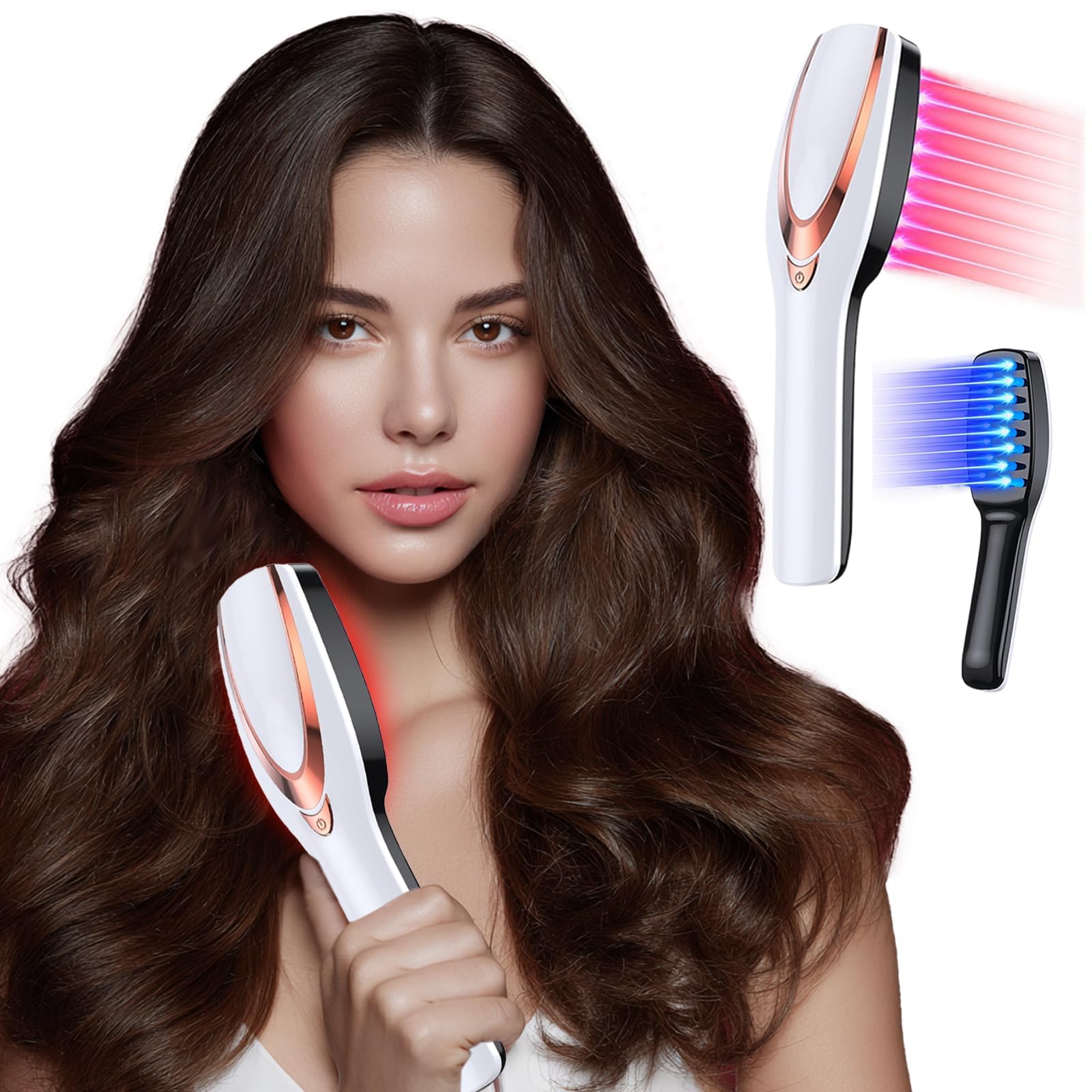 TMOSSO Laser Therapy Hair Growth Comb – Handheld Low-Level Laser Therapy Device for Scalp