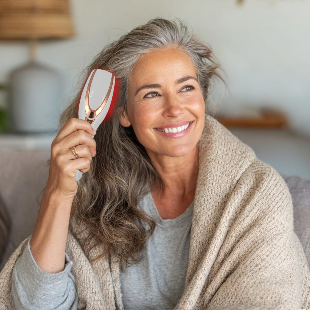 TMOSSO Laser Therapy Hair Growth Comb – Handheld Low-Level Laser Therapy Device for Scalp