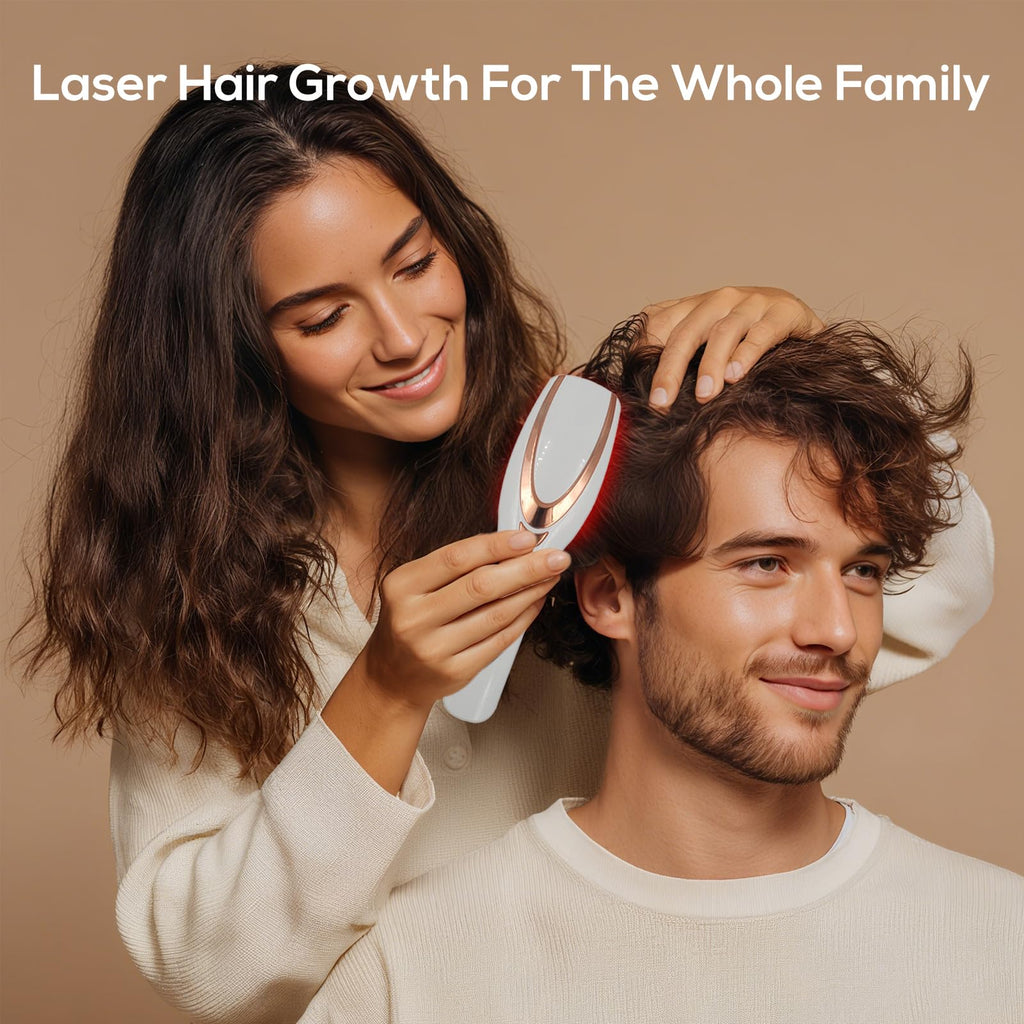 TMOSSO Laser Therapy Hair Growth Comb – Handheld Low-Level Laser Therapy Device for Scalp