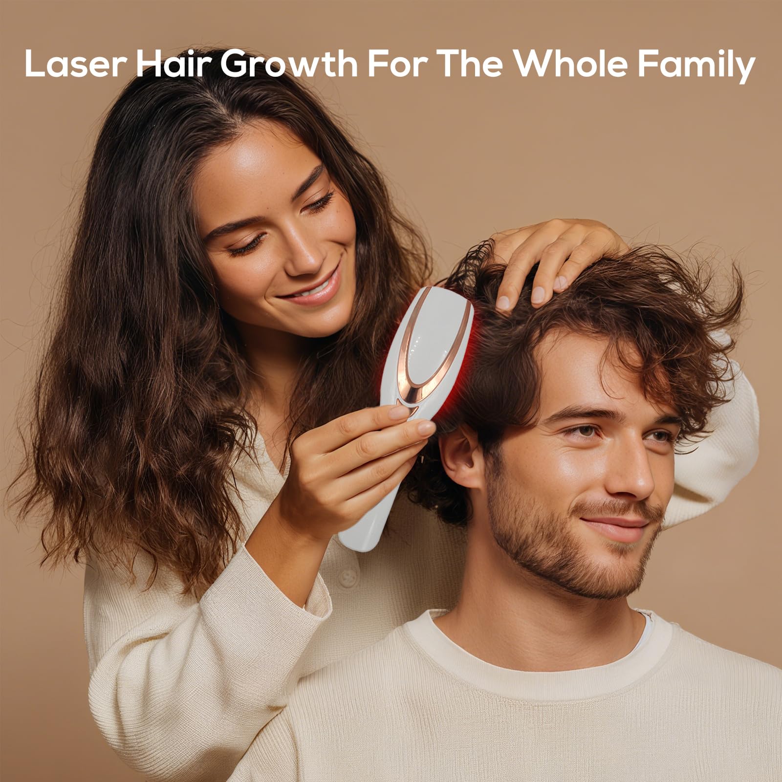 TMOSSO Laser Therapy Hair Growth Comb – Handheld Low-Level Laser Therapy Device for Scalp