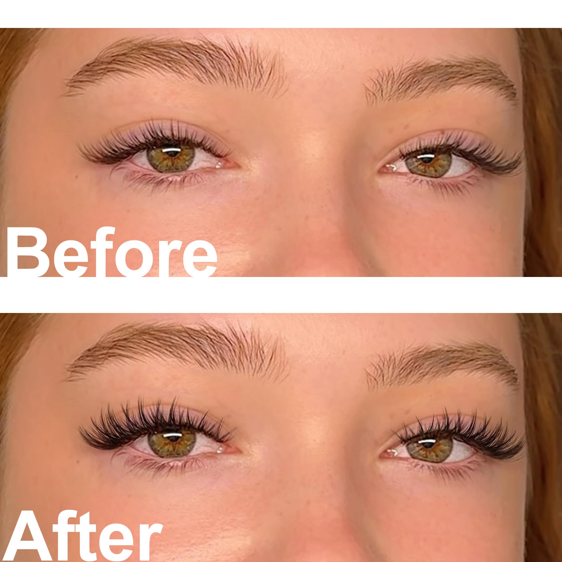 TNFVLONEINS Wispy Lash Extension Kit – Natural Lash Clusters 8–16mm with Bond & Seal