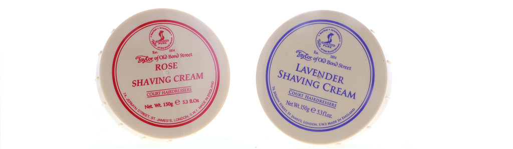 Tobs Taylor of Old Bond Street Shave Cream – 2 Pack (5.3 oz each) Rose & Lavender