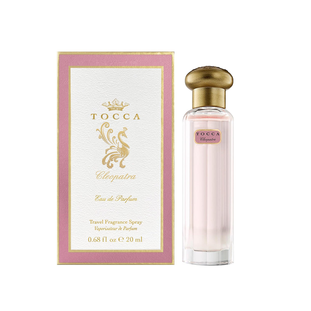 TOCCA Cleopatra Perfume Set for Women (20ml + 50ml) – Warm Floral with Grapefruit, Jasmine, Vanilla Musk