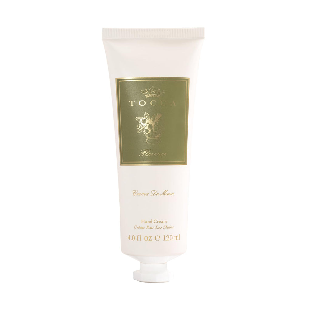 TOCCA Florence Hand Cream Luxe, 4 oz – Bergamot, Pear & Gardenia | Moisturizing, Quick-Absorbing