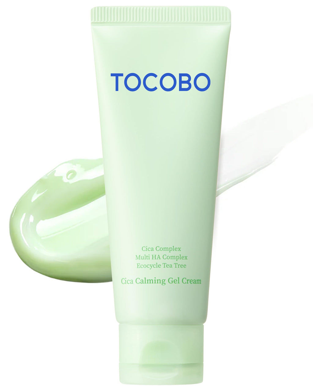 TOCOBO Cica Calming Gel Cream – Korean Vegan Moisturizer with Cica, Hyaluronic Acid & Tea Tree (2.37 oz)
