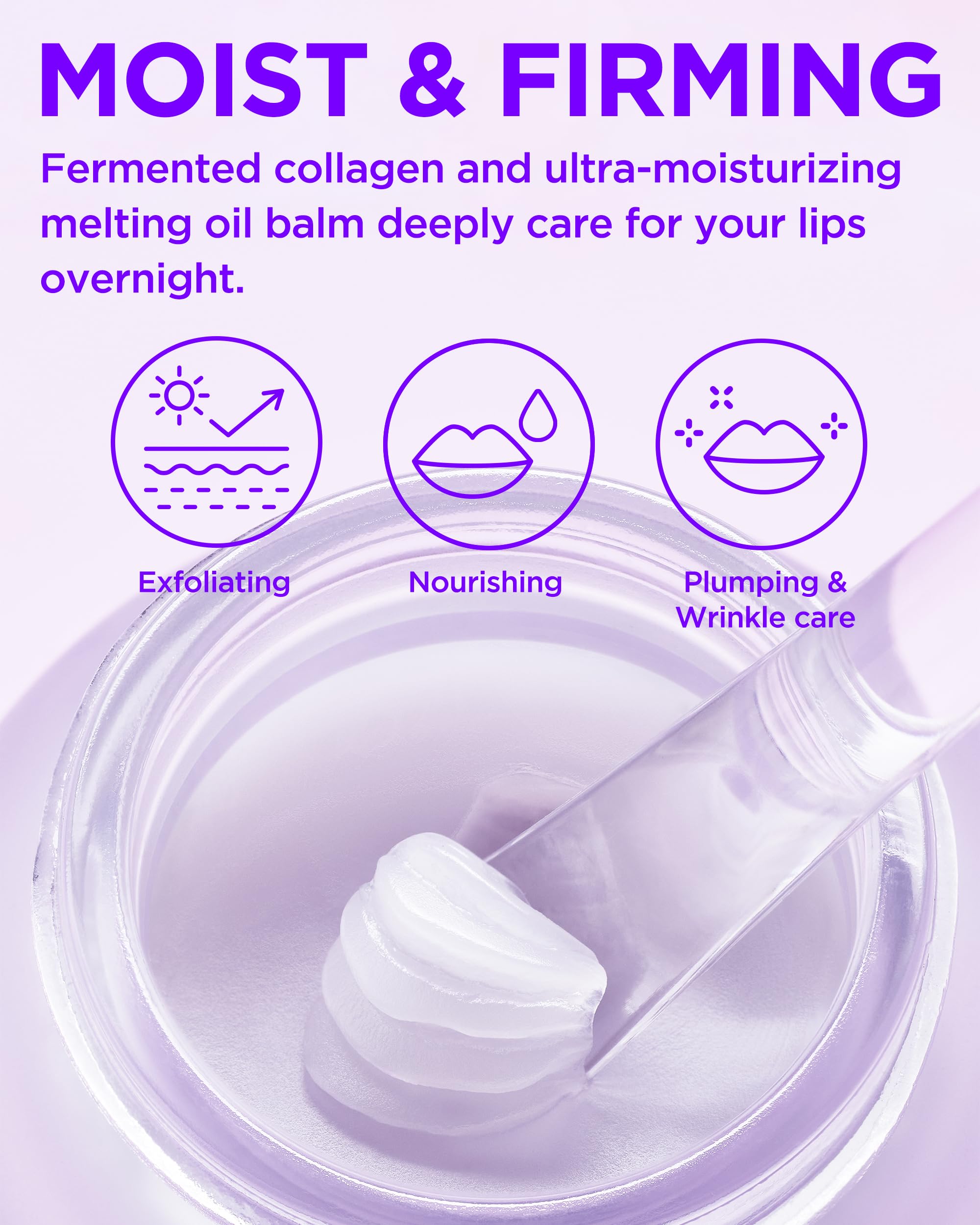 TOCOBO Collagen Lip Mask – Overnight Lip Treatment with Fermented Collagen & Peptide