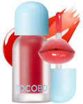 TOCOBO Juicy Berry Plumping Lip Oil 01 Chill Red | Vegan Hydrating Lip Oil