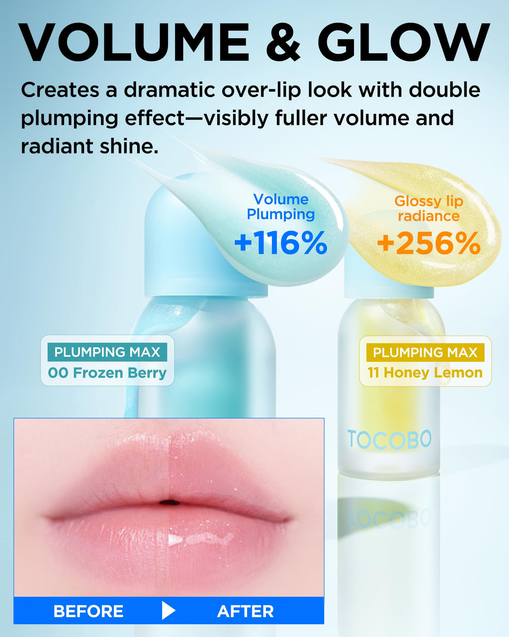 TOCOBO Juicy Berry Plumping Lip Oil 01 Chill Red | Vegan Hydrating Lip Oil