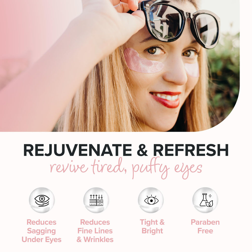 ToGoSpa Rose Gold EYES – Under Eye Repair Masks with 24k Gold