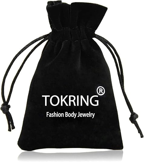 TOKRING Nose Piercing Kit – 2 Pack Self-Piercing Gun with Silver & Gold Nose Studs