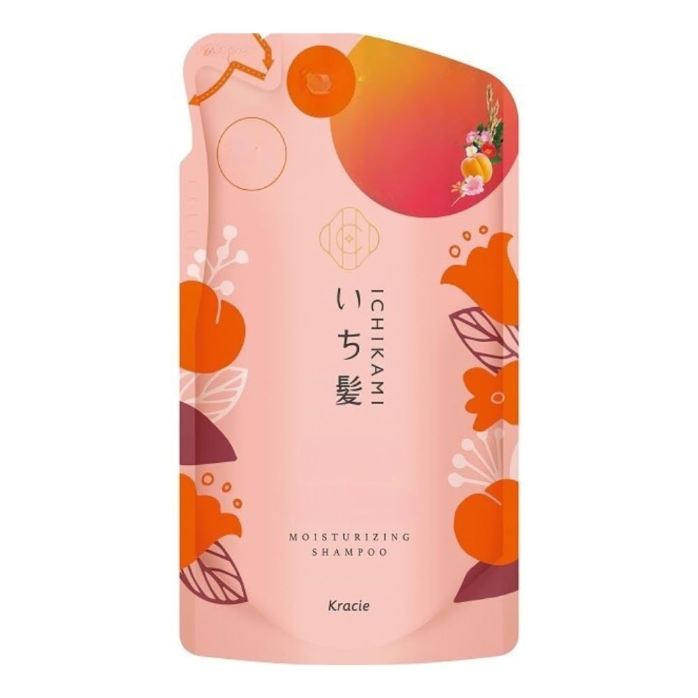 TokyoSuperSale Ichikami Moisturizing Care Shampoo Refill 330ml – Cuticle Smoothing Formula by Kracie
