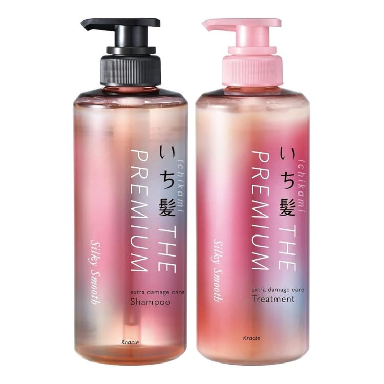 Ichikami The Premium Silky Smooth Shampoo & Treatment Set — Extra Damage Care | Non-Silicone, Sulfate-Free