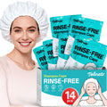 Tolnetr Shampoo Caps No Rinse - 14-Pack with Two 100ml Cups for Bedridden & Elderly Care