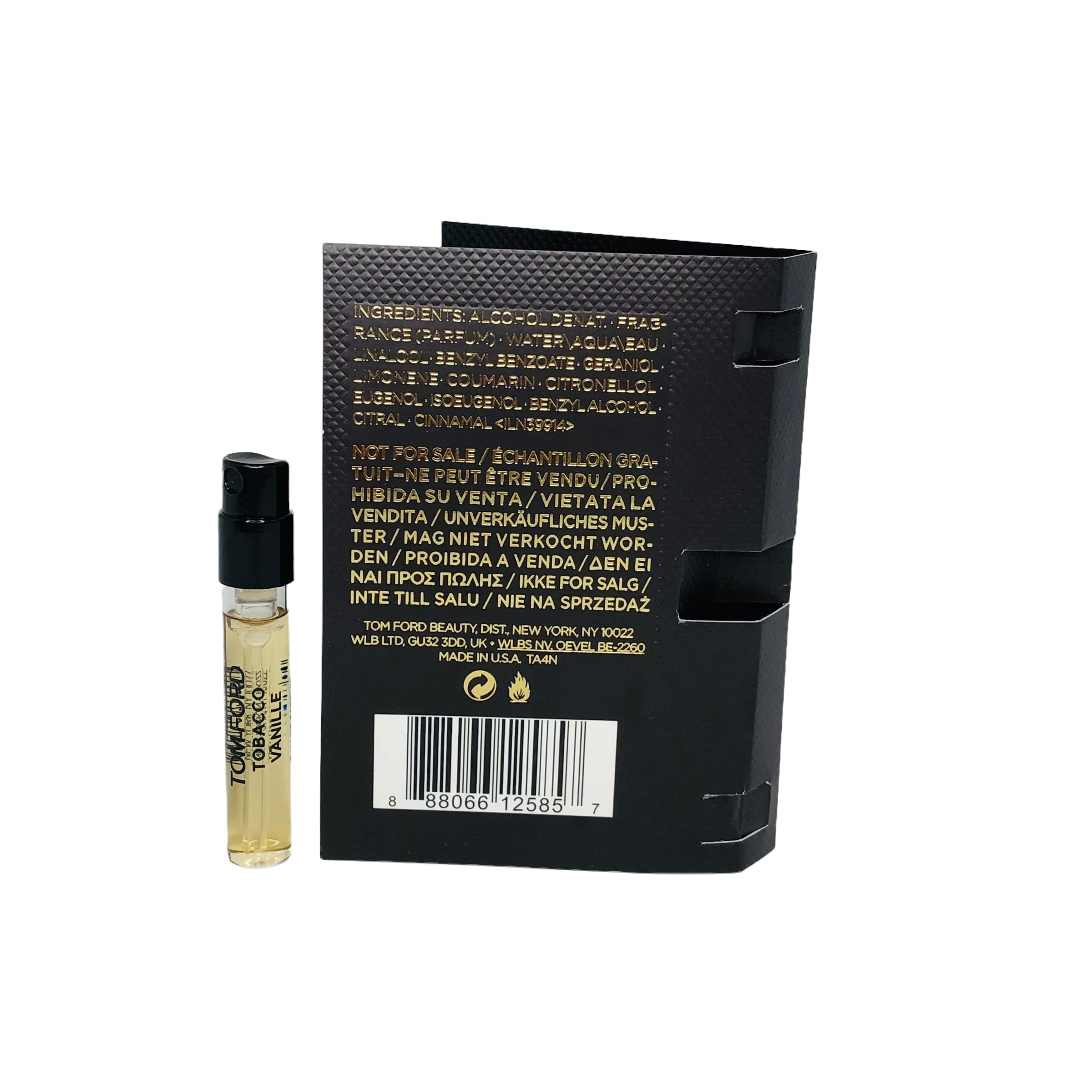Tom Ford Tobacco Vanille Sampler Spray Vial – 0.05oz / 1.5ml