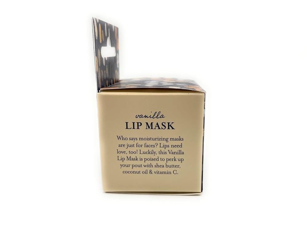 Tomo Wellness Vanilla Lip Mask with Vanilla Fruit Extract – 0.7 oz (20 g) – Pack of 1