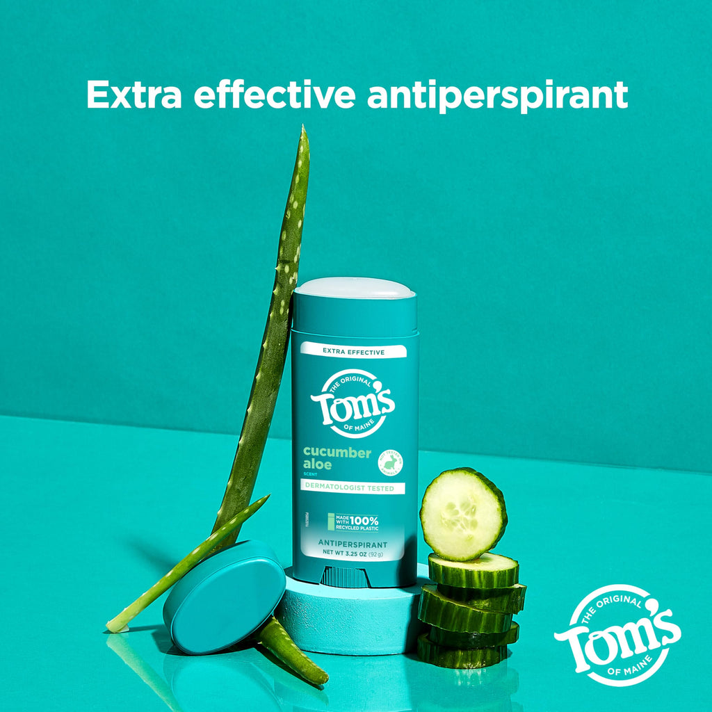 Tom’s of Maine Cucumber Aloe Antiperspirant – 48HR Protection (3.25 oz)