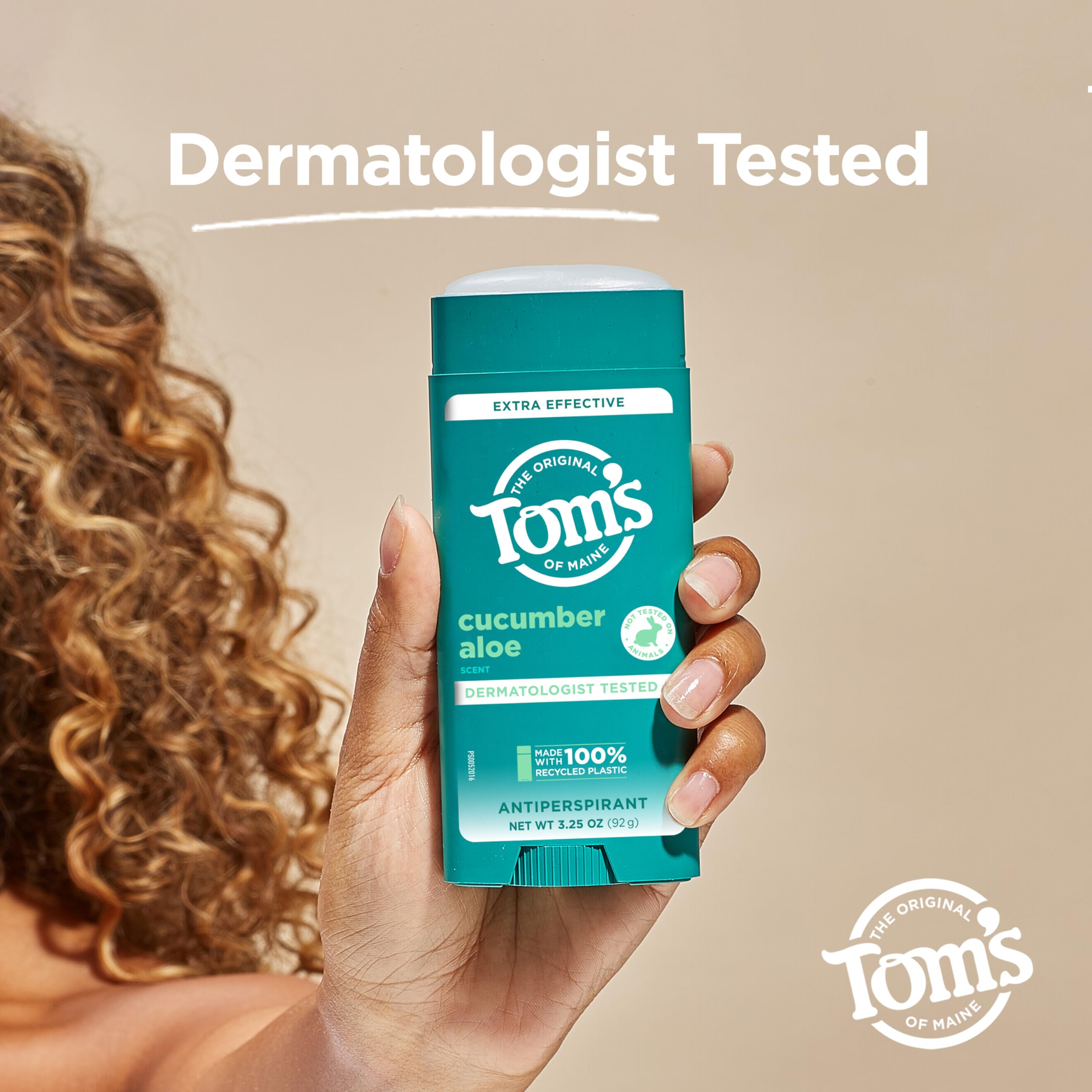 Tom’s of Maine Cucumber Aloe Antiperspirant – 48HR Protection (3.25 oz)