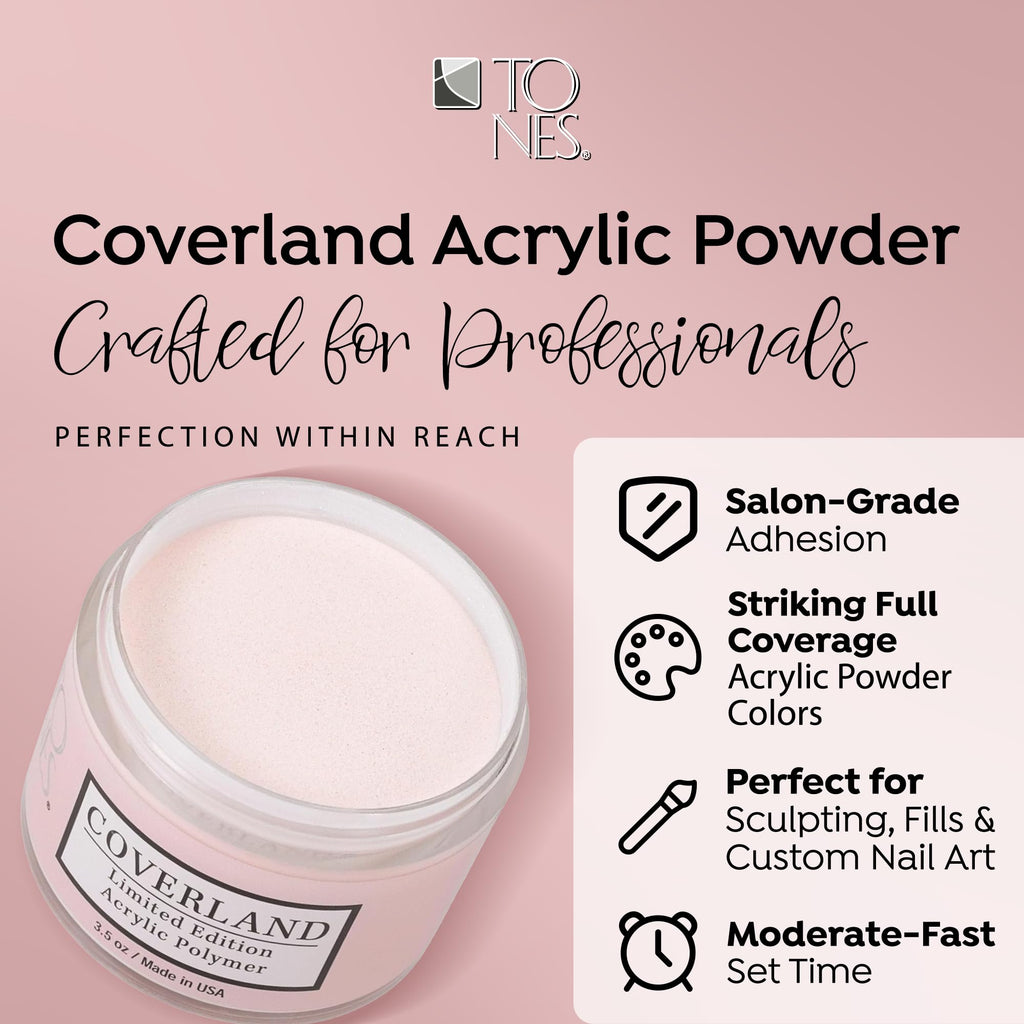 TONES Coverland Dolce Vita 3.5oz Acrylic Powder – Limited Edition