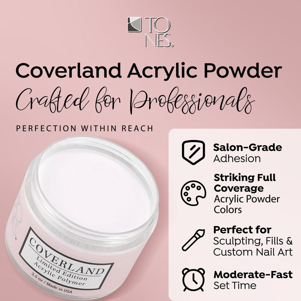 TONES Coverland Girly Girl Acrylic Powder 3.5oz – Limited Edition