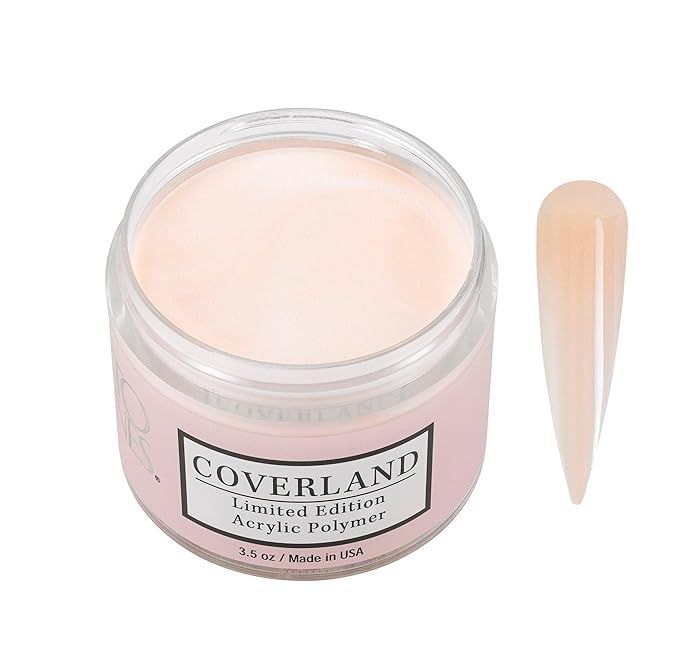 TONES Coverland Acrylic Powder 3.5oz Peachy Nude - Limited Edition