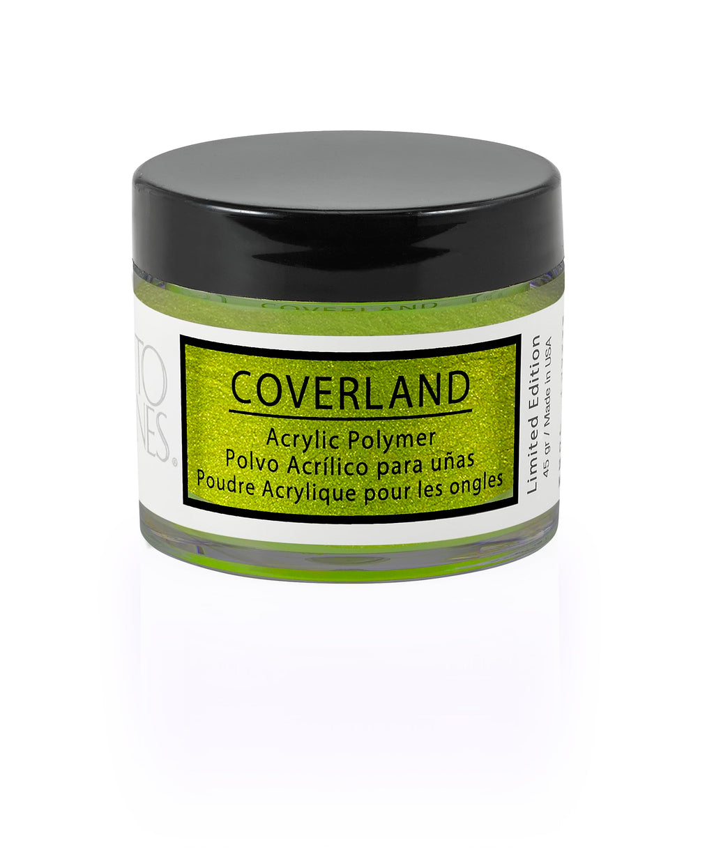 TONES Coverland Greench Acrylic Nail Powder – Limited Edition 1.5 oz for Nail Design & Masking Imperfections