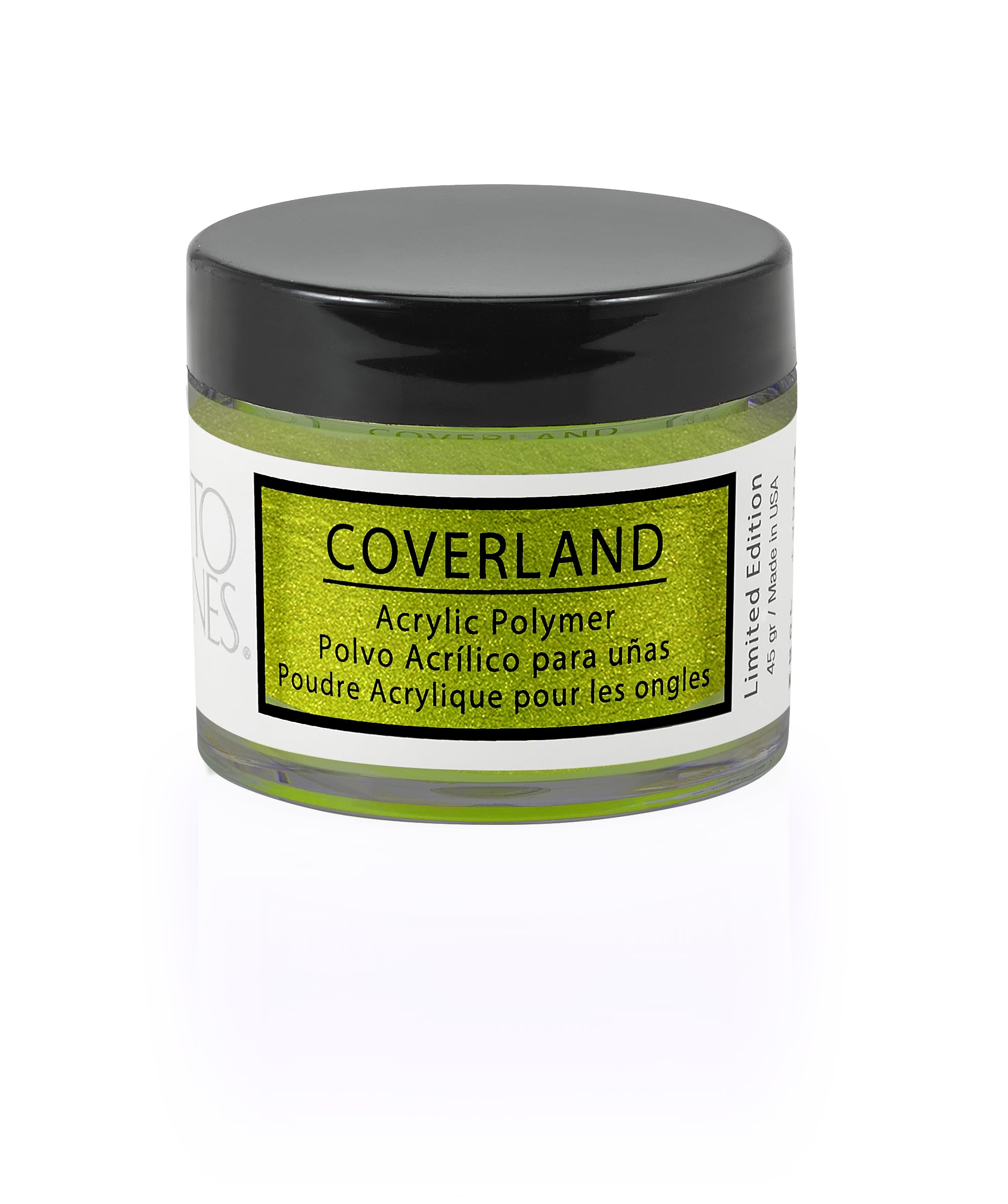 TONES Coverland Greench Acrylic Nail Powder – Limited Edition 1.5 oz for Nail Design & Masking Imperfections