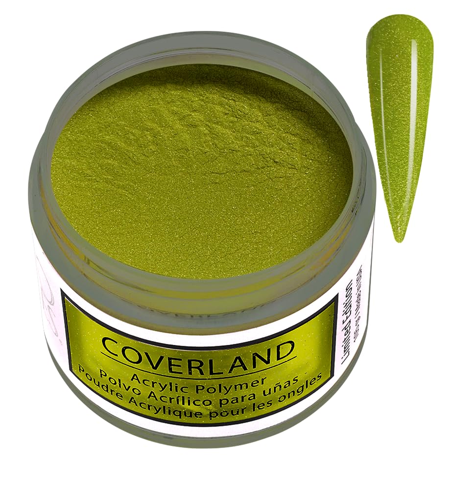 TONES Coverland Greench Acrylic Nail Powder – Limited Edition 1.5 oz for Nail Design & Masking Imperfections