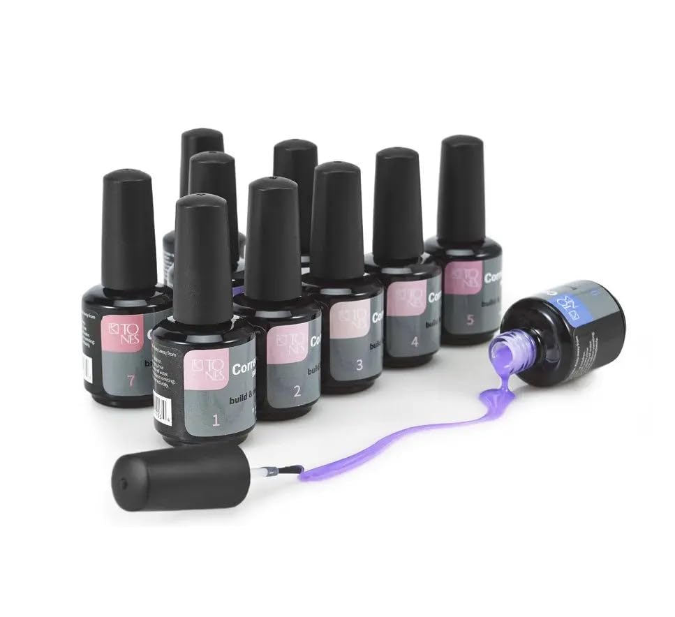 TONES Color Corrective Soak-Off Gel Polish 01 Pink – 15 ml (0.5 fl oz) UV/LED