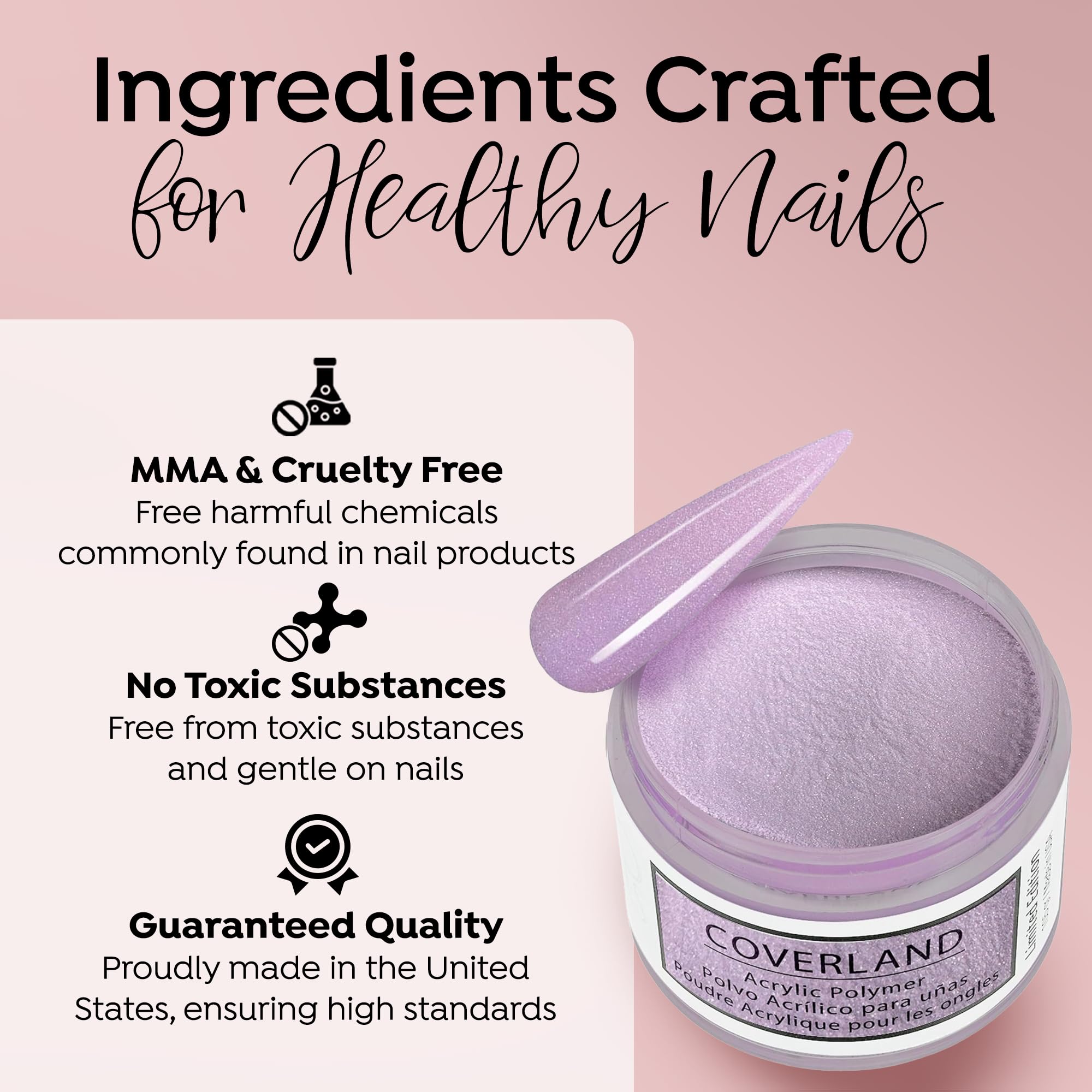 TONES Sugar Plum Limited Edition Acrylic Powder – Nail Design & Dip System (1.5 oz)