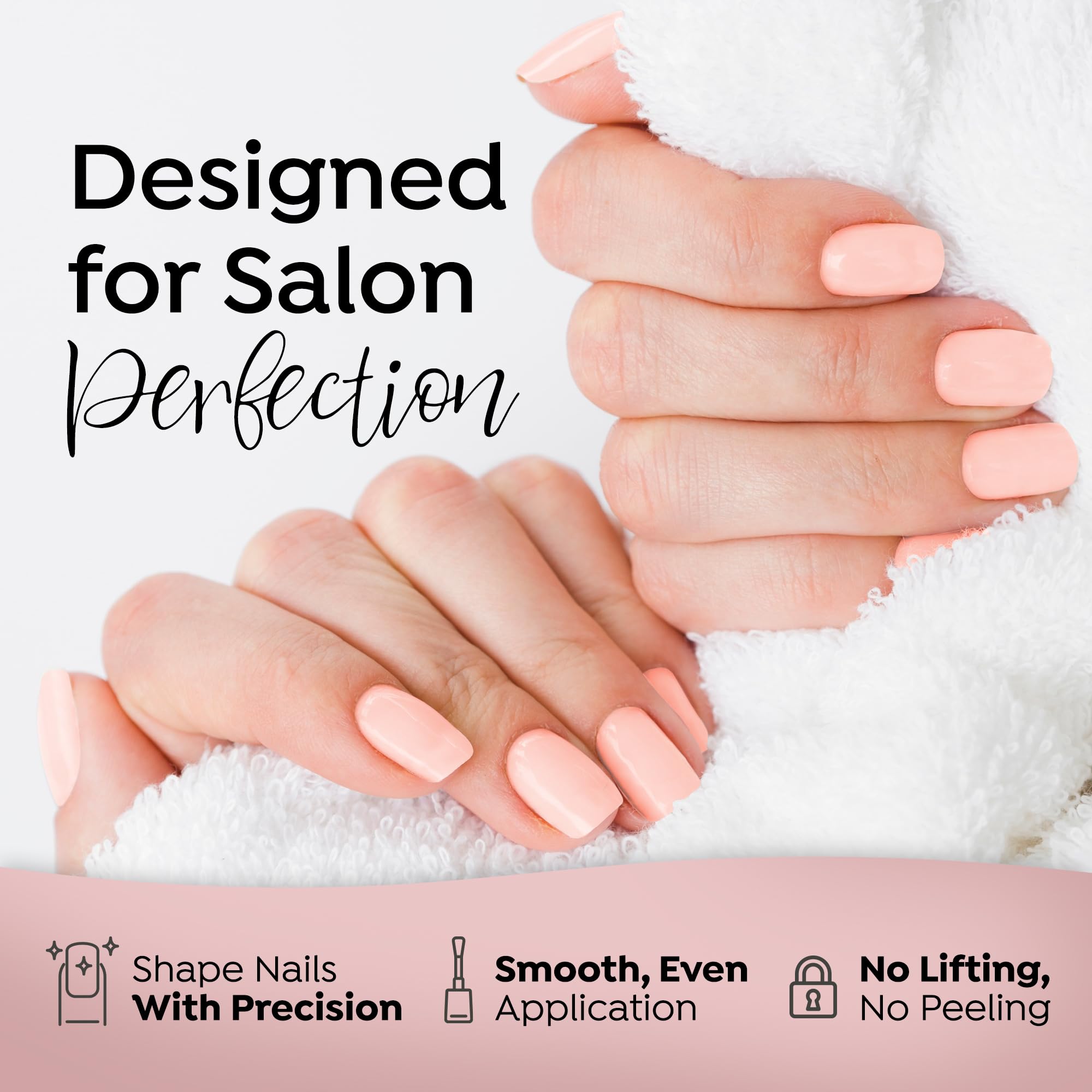 TONES Ultra Acrylic Powder - Perfect Pink (8.5 oz) | Durable Retention & Silky Texture