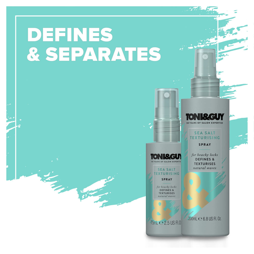TONI&GUY Casual Sea Salt Spray – Light Hold for Beachy Texture, 6.8 oz