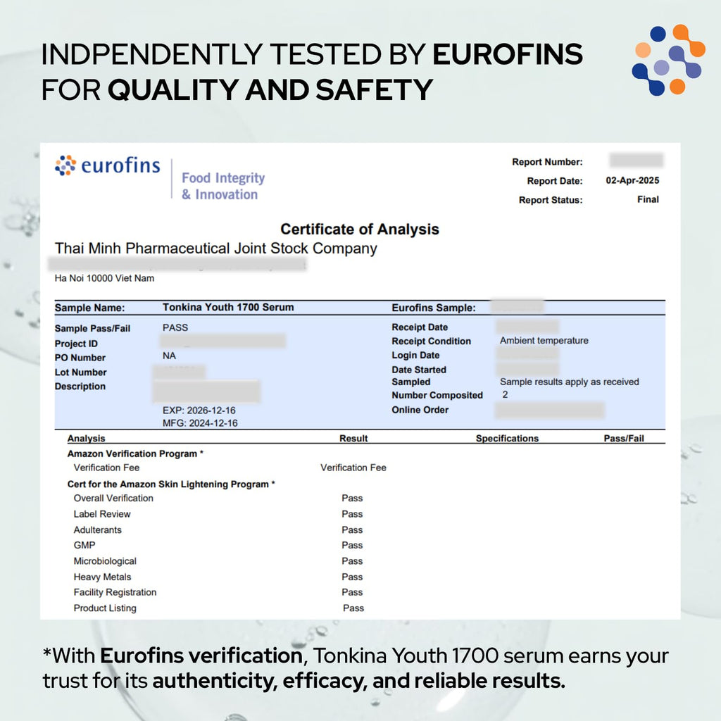 Tonkina Youth 1700 Bakuchiol Serum with Ginseng & Tranexamic Acid