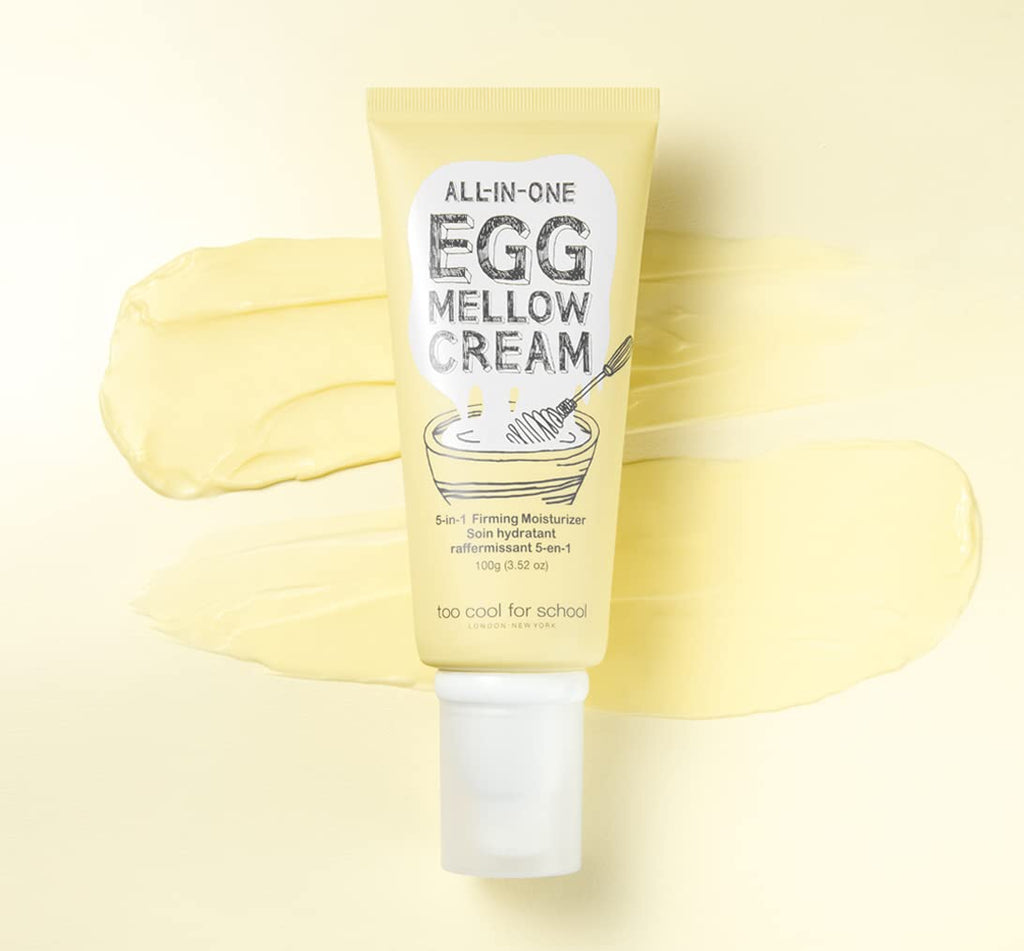 Too Cool For School Egg Mellow Cream 100g – Multi-Tasking Firming Moisturizer