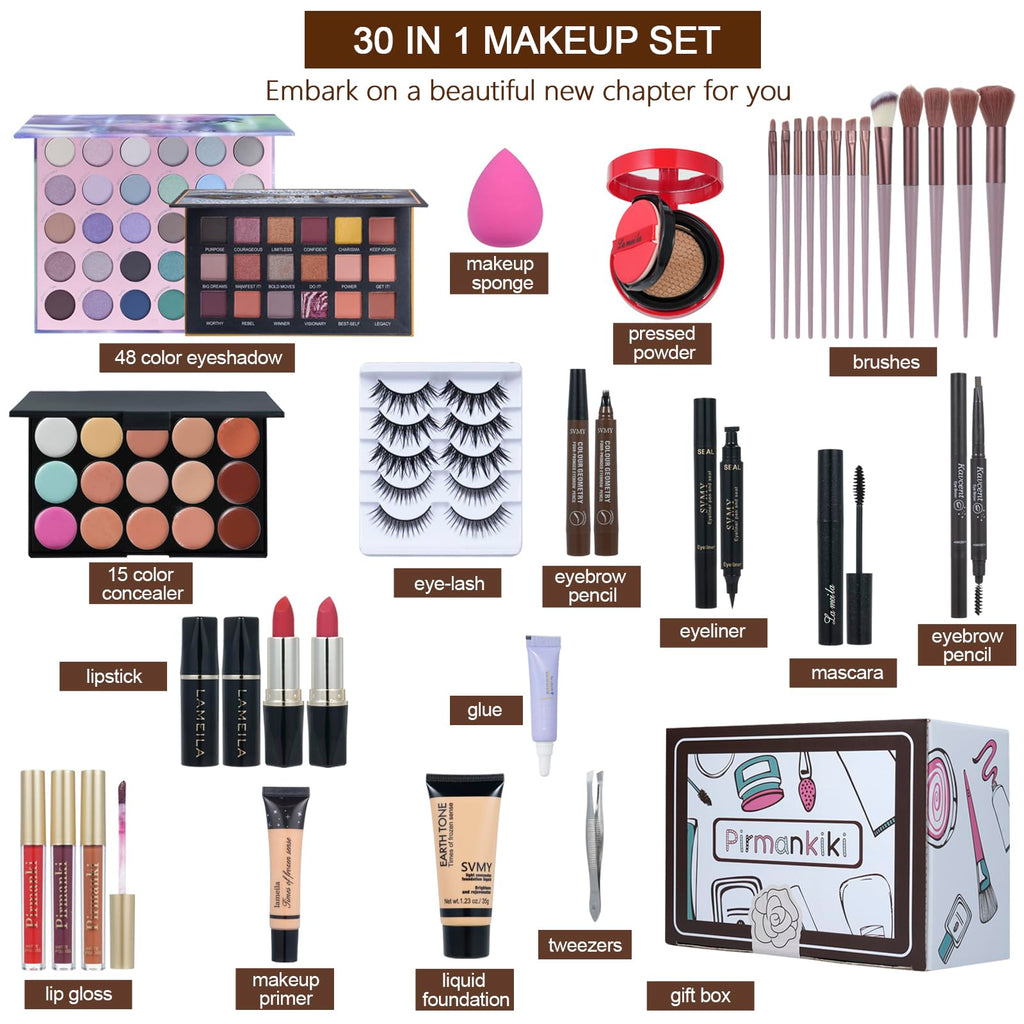 TooAemiS All-in-One Makeup Kit – Complete Travel Makeup Set for Women