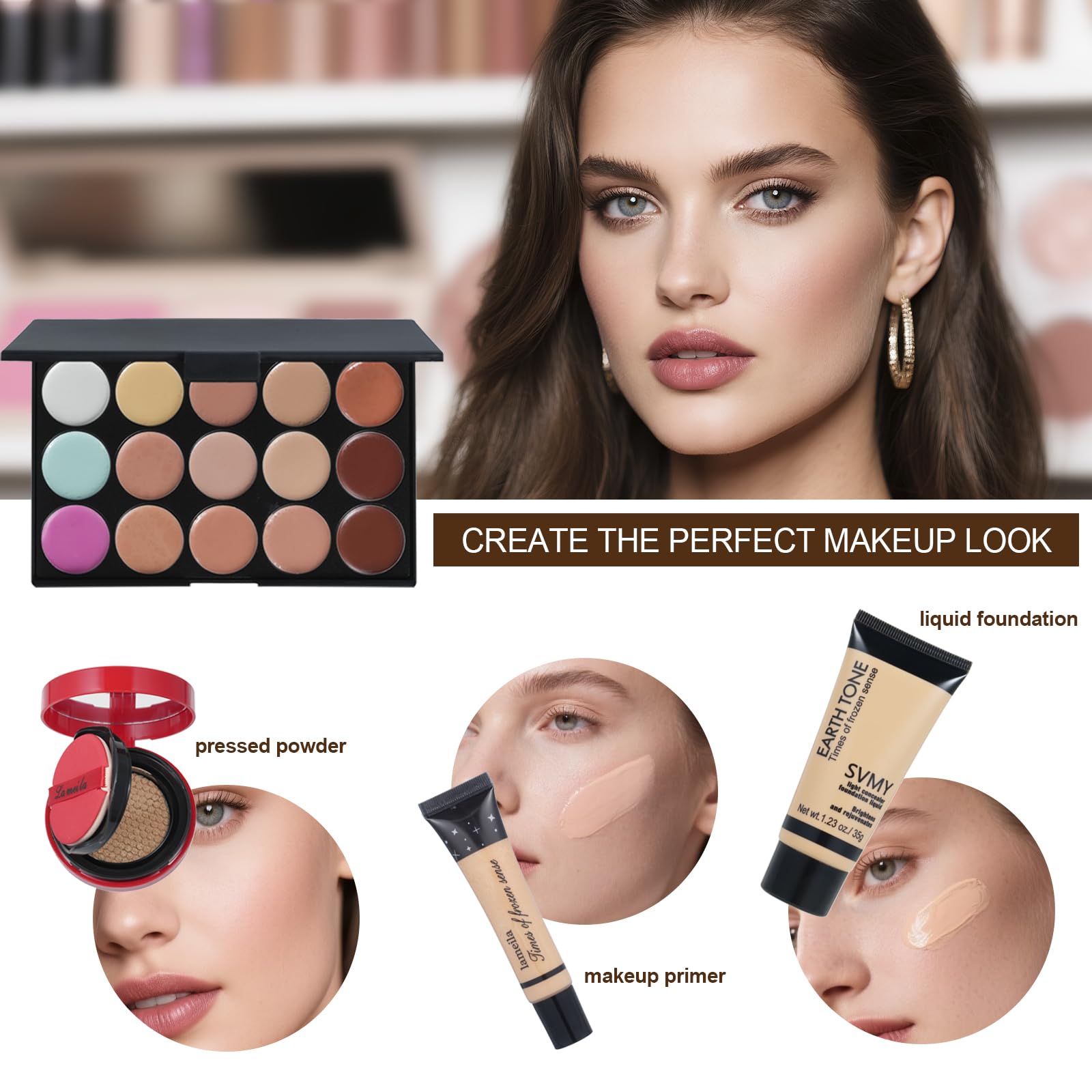 TooAemiS All-in-One Makeup Kit – Complete Travel Makeup Set for Women