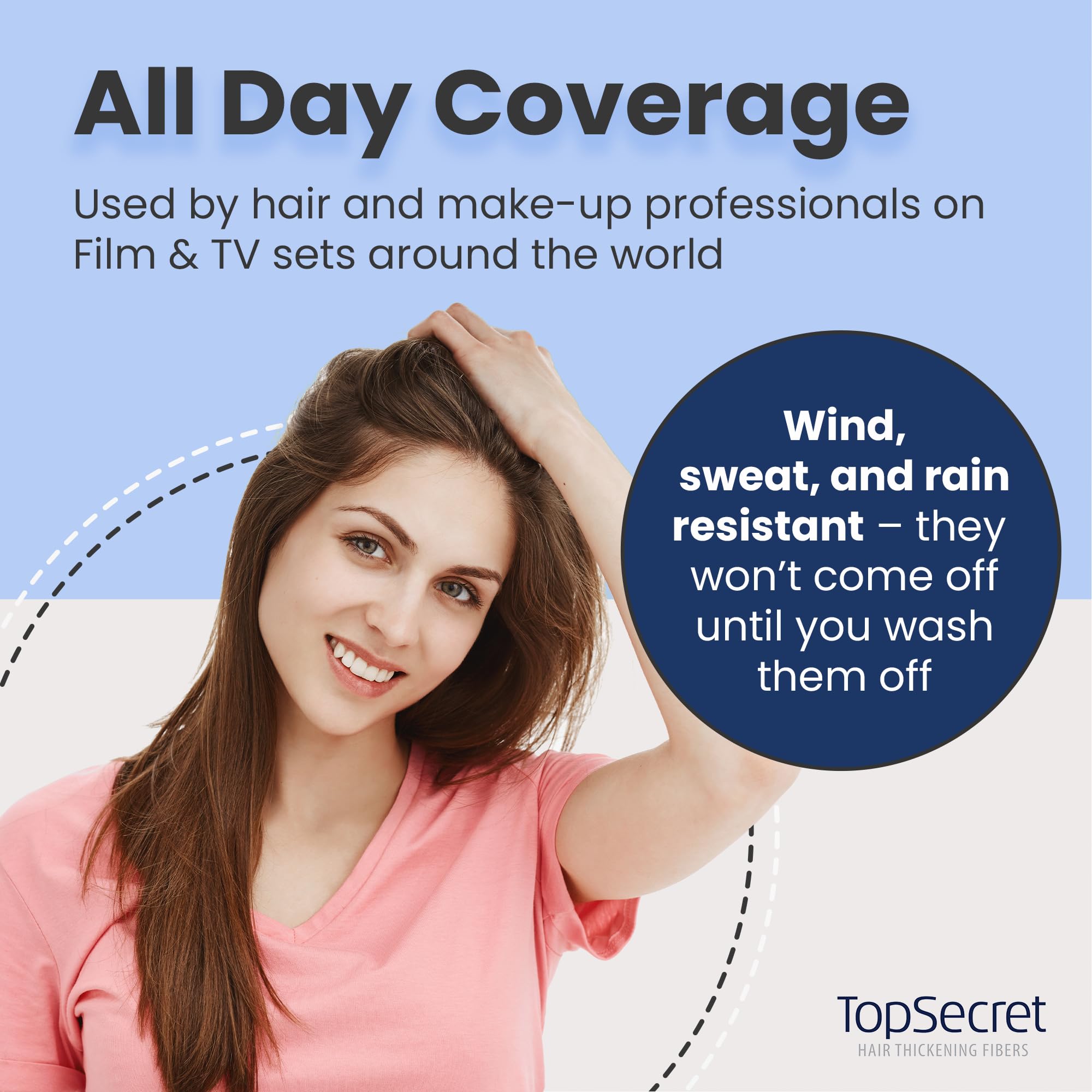 Top Secret Hair Building Fiber Refills – Undetectable Thickening (Auburn, Regular)