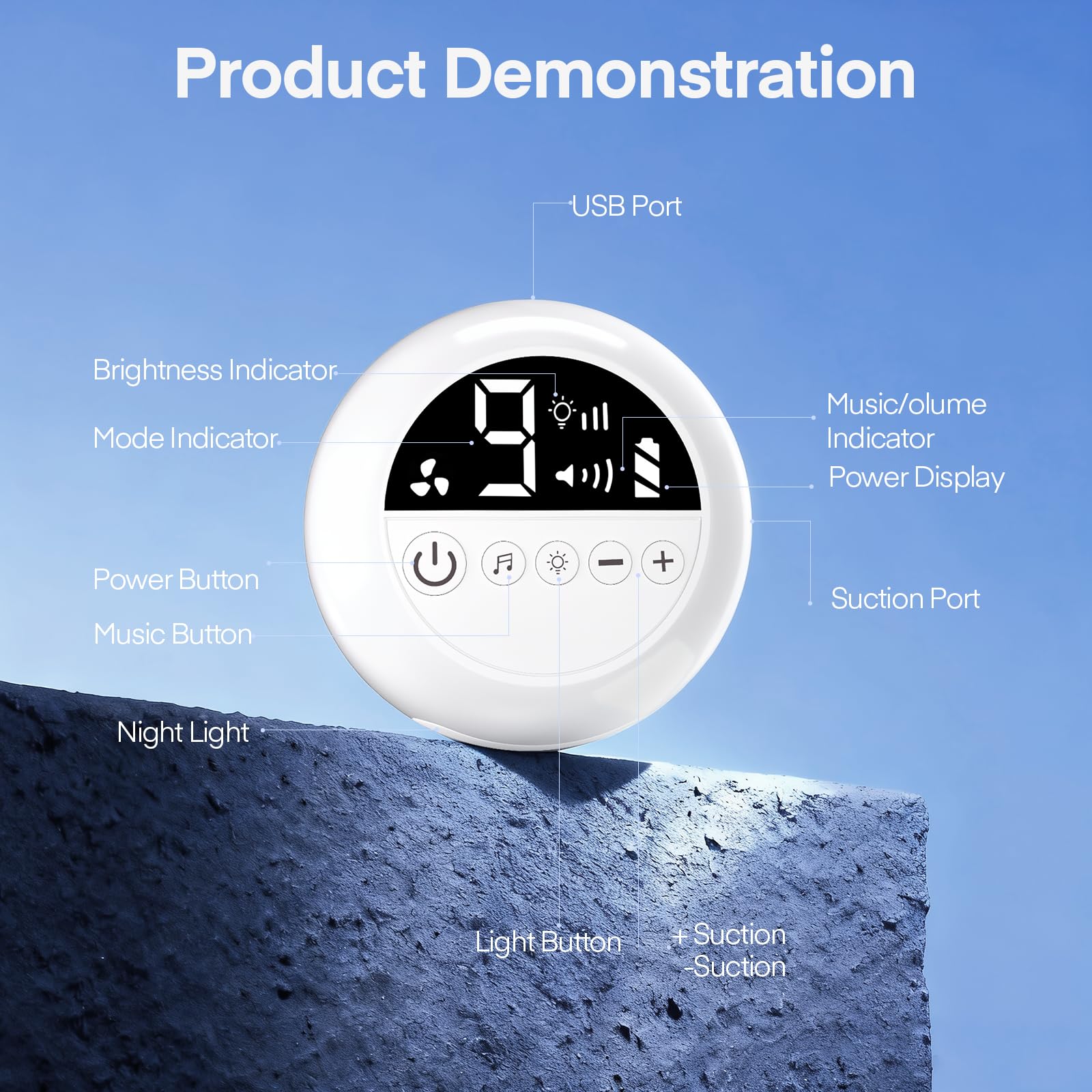 TopDirect Mini Microdermabrasion Machine – Portable Diamond Dermabrasion with Adjustable Suction
