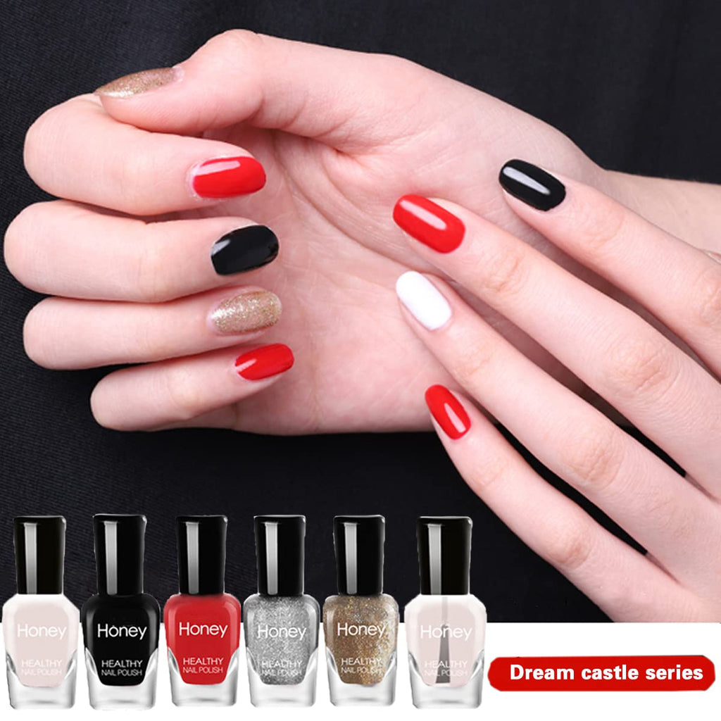 Tophany Non Toxic Nail Polish Set – Water-Based Peelable & Quick-Dry (12 Bottles)