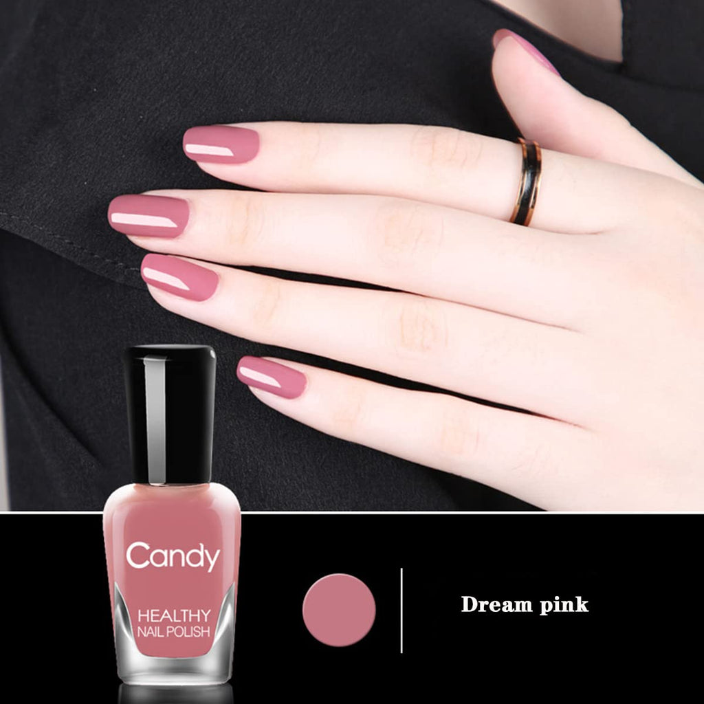 Tophany Non-Toxic Water-Based Nail Polish Set — Peelable & Fast-Drying (6 Bottles)