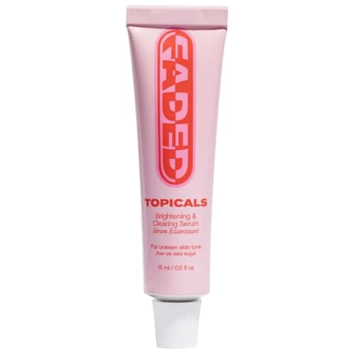 Topicals Faded Brightening and Clearing Serum | Kojic Acid + Niacinamide | Vegan & Cruelty-Free (0.5 fl oz)