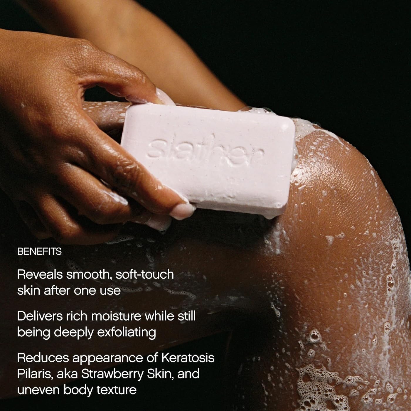 Topicals Slather Exfoliating & Smoothing Bar (2 Pack) – Retinol Body Bar for KP & Dry Skin – Lavender Scent
