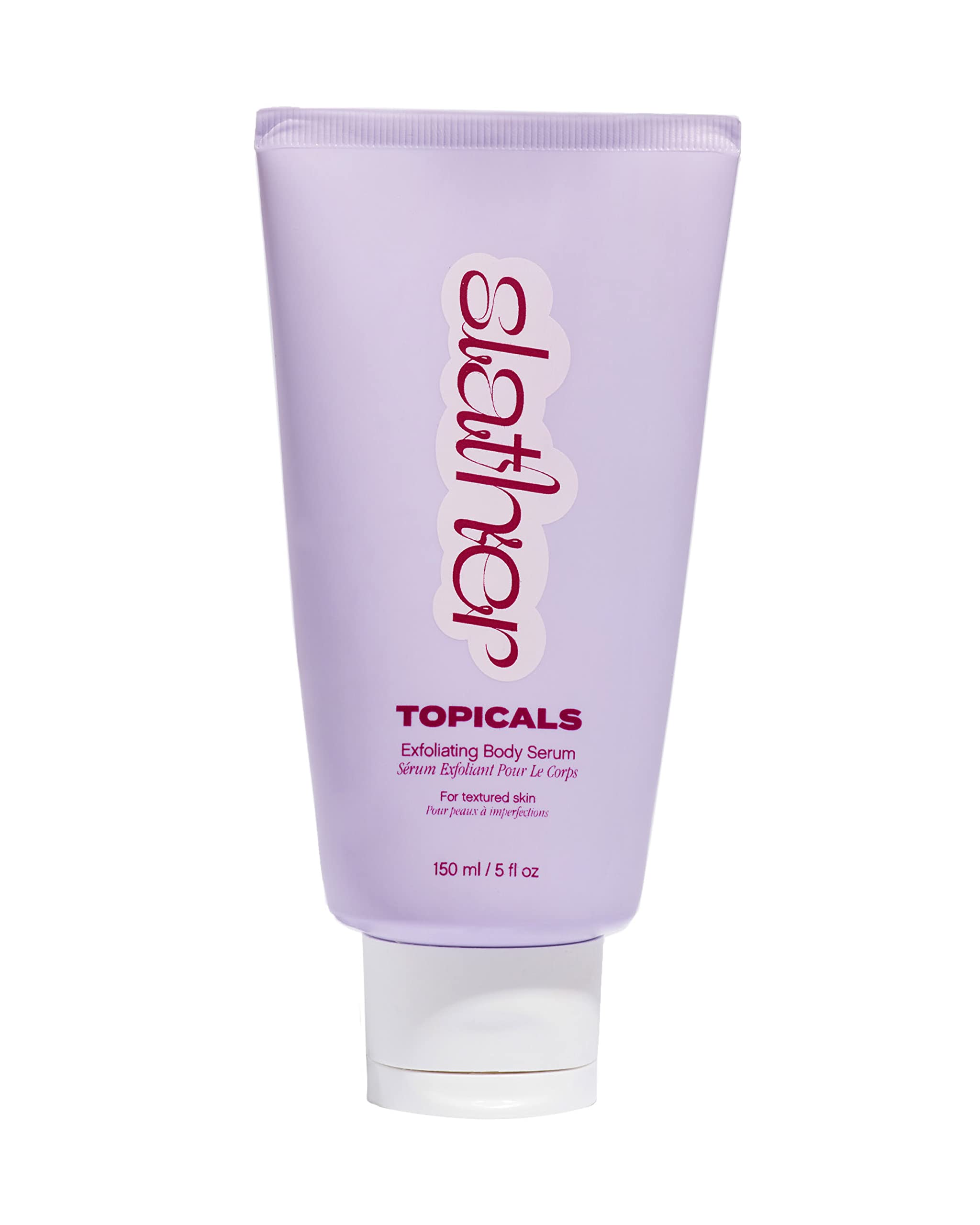 Topicals Slather Exfoliating Body Serum with Retinol, AHAs & Squalane – Smooth Bumpy Skin (5 Fl Oz)