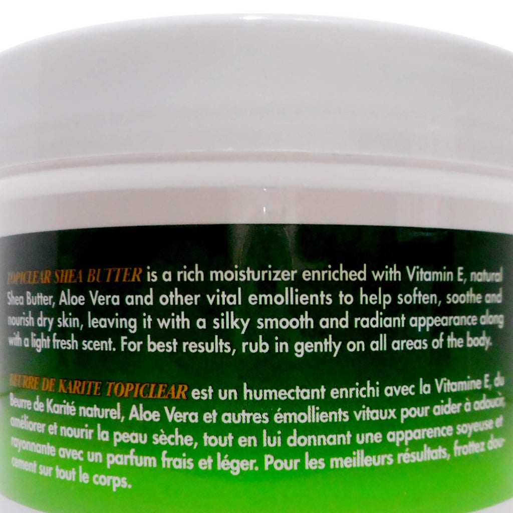 Topiclear Shea Butter Creme with Vitamin E & Aloe Vera – 18 oz