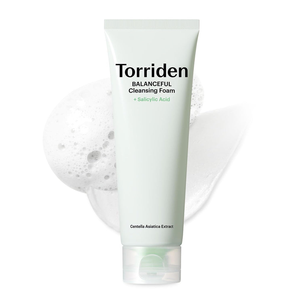 Torriden BALANCEFUL Pore Cleansing Foam – Gentle Exfoliating Cleanser (150ml)