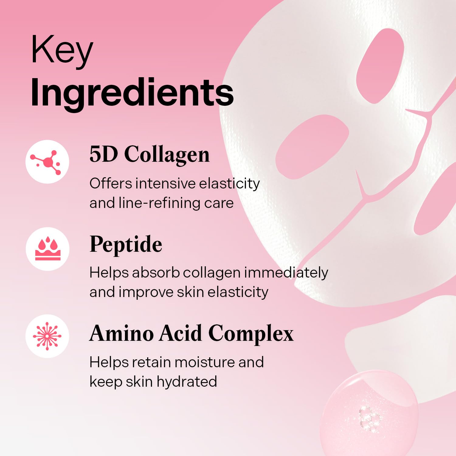 Torriden CELLMAZING Collagen Firming Gel Sheet Mask – Face & Neck (4 Pack) | 5D Collagen Complex